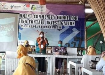 Pelaksana Program TB ILS Bandar Lampung Gelar “Refreshment Community Cadre For Updating Contact Investigation”