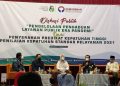 “Diskusi Publik dan Penyerahan Predikat Kepatuhan Tinggi Penilaian Kepatuhan Standar Pelayanan tahun 2021”