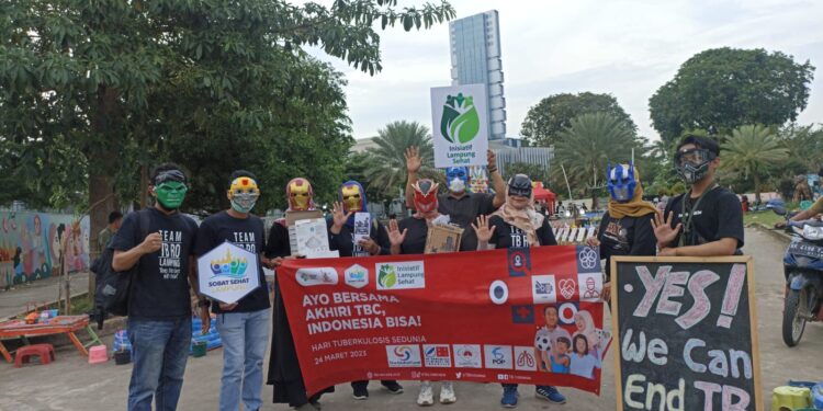 “Superhero” ikut meriahkan Hari Tuberkulosis Sedunia 2023 di Lampung