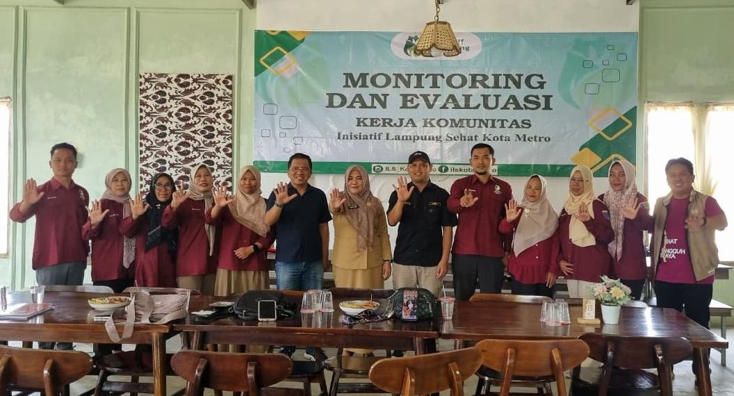 Perkuat Koordinasi dengan Dinas Kesehatan, ILS Kota Metro Gelar Monev Bersama